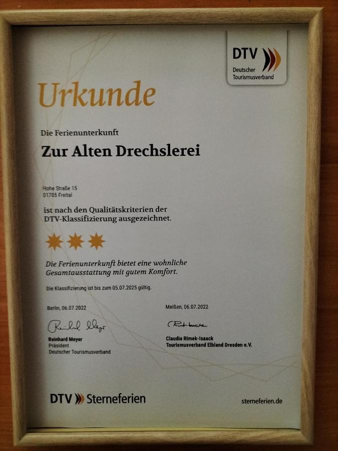 Fewo Zur Alten Drechslerei Freital Extérieur photo